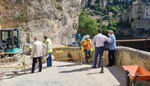 El Colegio de Ingenieros de Caminos destaca la rapidez con la que ha actuado el Ayuntamiento de Cuenca en la calle Canónigos