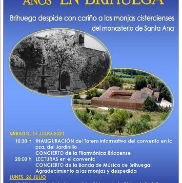 El convento de Santa Ana de Descalzas Recoletas Bernardas de Brihuega continúa pero sus moradoras nos dicen adiós (1615 a 2021) 1 El convento de Santa Ana de Descalzas Recoletas Bernardas de Brihuega continúa pero sus moradoras nos dicen adiós (1615 a 2021)