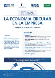 El departamento de Medio Ambiente de CEOE-Cepyme Guadalajara celebrará un webinar sobre la economía circular en la empresa