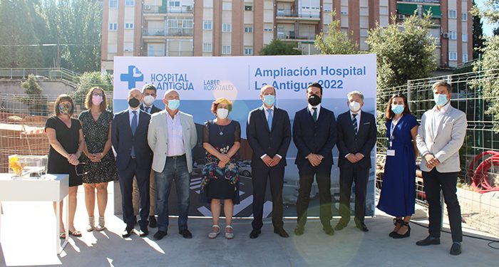 El hospital La Antigua de Guadalajara pone la primera piedra para su ampliación
