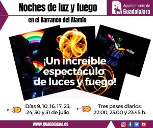 El programa ‘Noches de luz y fuego’ se estrena este viernes en un fin de semana repleto de conciertos y teatro infantil en la ciudad y barrios