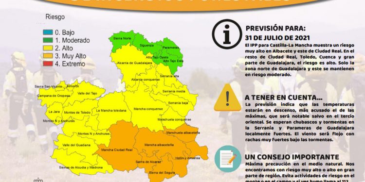 Riesgo alto en la provincia de Cuenca y gran parte de Guadalajara 1 fidias