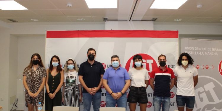Los jóvenes de UGT comienzan a trabajar en la puesta en marcha de la asociación RUGE en Castilla-La Mancha
