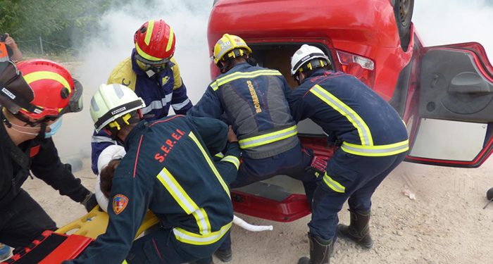 Integrantes de los cuerpos de bomberos de la región se forman en la atención sanitaria de emergencia para primeros intervinientes