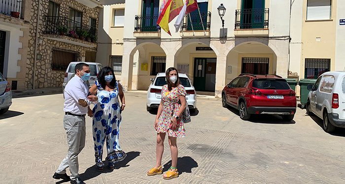 La Diputación de Cuenca y el Ayuntamiento de Huerta de la Obispalía invierten 22.000 euros en la pista de pádel