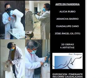 La Diputación de Guadalajara acoge la exposición de esculturas Arte en confinamiento