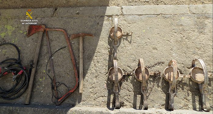 La Guardia Civil detiene a cinco personas como autores de diez delitos contra el patrimonio en explotaciones agrícolas de La Mancha conquense 1 La Guardia Civil detiene a cinco personas como autores de diez delitos contra el patrimonio en explotaciones agrícolas de La Mancha