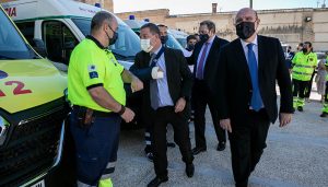La Junta destaca la excelente labor desarrollada por la plantilla de profesionales de urgencias y emergencias durante la pandemia