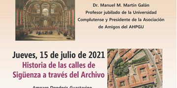 Los días 14 y 15 de julio, XVI Ciclo de Conferencias de Archivo en Sigüenza