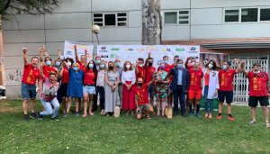 Los socialistas conquenses reciben a la expedición del Movimiento Utreya a su paso por Cuenca con sus “pedaladas solidarias”