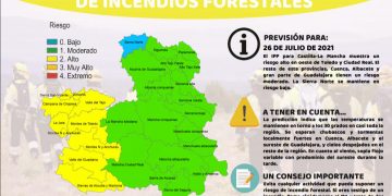 Riesgo moderado de incendios en Cuenca y Guadalajara