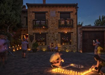 Más de 8.000 velas iluminarán Arbancón en la quinta edición de A la luz de las velas