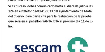 Sanidad realizará un cribado masivo ante un posible brote de la variante Delta en una discoteca de Mota del Cuervo