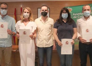 Toman posesión de sus nuevas plazas cuatro trabajadores del Ayuntamiento de Cabanillas