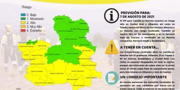 Riesgo moderado de incendios en la Serranía, Alcarria y provincia de Guadalajara