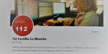 La cuenta oficial de Twitter del 1-1-2 de C-LM, creada para reforzar la comunicación con la ciudadanía, supera los 8.000 seguidores