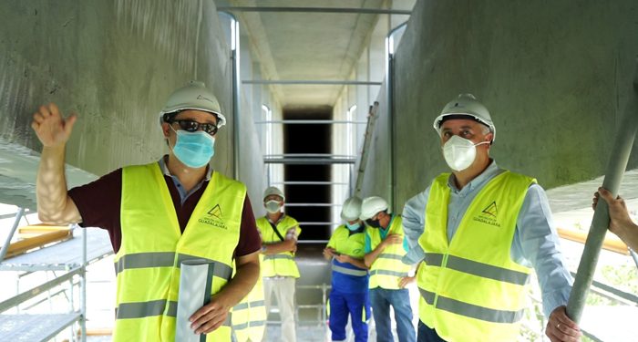 A punto de finalizar los trabajos de adecuación del puente sobre el Río Tajo en la GU-282