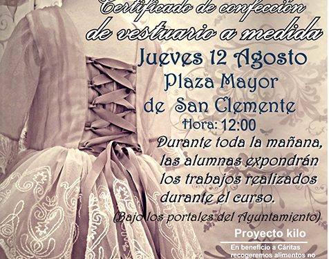 ACESANC celebrará un desfile de moda con los trabajos realizados en su curso de confección de vestuario a medida