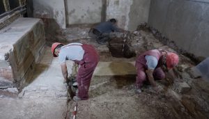 Avanzan los trabajos de restauración de la capilla de San Andrés de Rueda de la Sierra