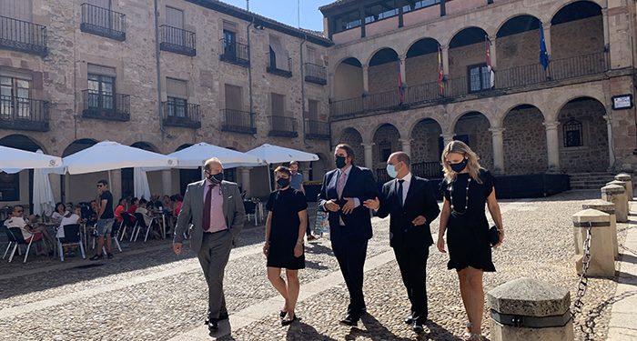 Bellido desde Sigüenza “Hay dos modelos de gestionar las crisis, el que avanza con el PSOE y el que crea más crisis con el PP”