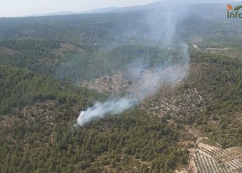 Controlados dos incendios en Cañada del Hoyo y Santa Cruz de Moya