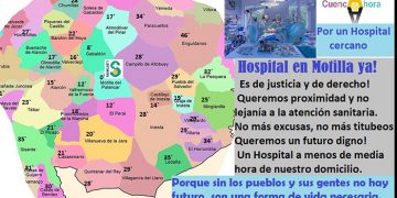 Cuenca Ahora propone la construcción de un Hospital para la comarca de la Manchuela conquense en Motilla del Palancar