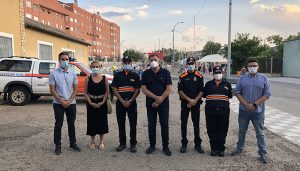 Dolz agradece la labor de los voluntarios de Protección Civil en el Recinto Ferial y los conciertos durante la Feria y Fiestas de San Julián 2021