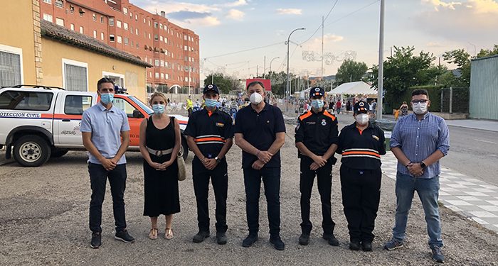 Dolz agradece la labor de los voluntarios de Protección Civil en el Recinto Ferial y los conciertos durante la Feria y Fiestas de San Julián 2021