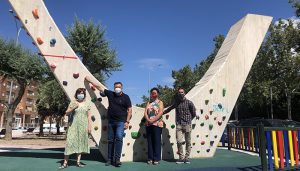 El barrio de Villa Luz ya cuenta con un rocódromo urbano al aire libre, proyecto ganador de los Presupuestos Participativos 2020 de Cuenca