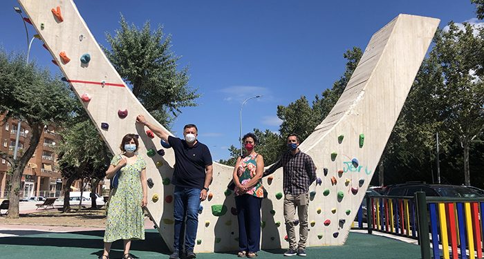 El barrio de Villa Luz ya cuenta con un rocódromo urbano al aire libre, proyecto ganador de los Presupuestos Participativos 2020 de Cuenca