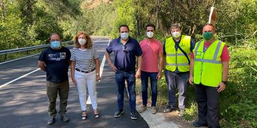 El Gobierno regional acomete obras de arreglo y mejora de la CM-210 a su paso por Puente de Vadillos con un importe de 90.000 euros