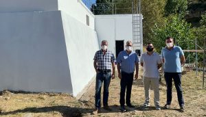 El Gobierno regional acomete trabajos de impermeabilización del depósito regulador de agua potable de Pastrana