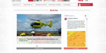 El nuevo portal del 1-1-2 de Castilla-La Mancha recibe cerca de 28.000 visitas en casi un año de funcionamiento
