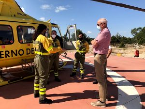El subdelegado del Gobierno en Cuenca destaca el trabajo que realizan los trabajadores de la BRIF Prado de los Esquiladores