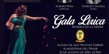 Almodóvar del Pinar acoge el 21 de agosto la Gala Lirica ´Mujeres en la ópera´ con los artistas Aurora Peña y Giorgio Celenza
