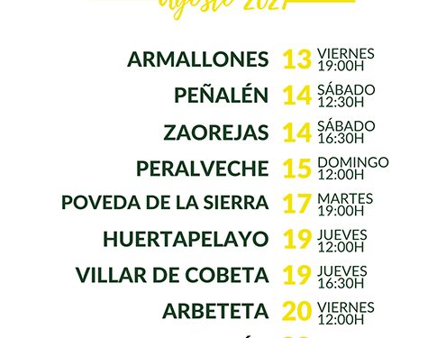 RumboRural anuncia el inicio de la “Gira Agenda Urbana del Alto Tajo”