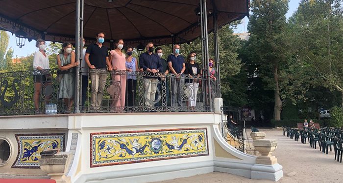 Inaugurado el Mural Cerámico en el Templete del Parque San Julián