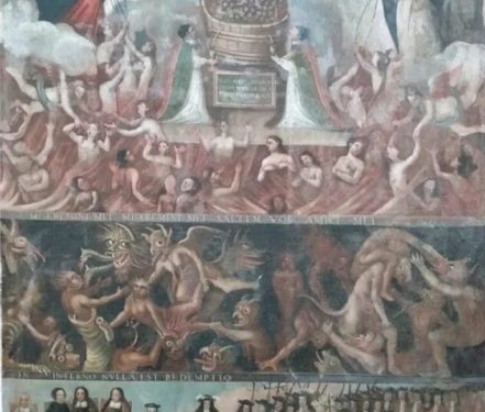 La Asociación Cultural San Gil de Huete culmina la restauración del cuadro de “Las Ánimas” 1 La Asociación Cultural San Gil de Huete culmina la restauración del cuadro de “Las Ánimas”