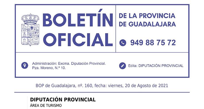 La Diputación de Guadalajara destina 200.000 euros a nuevas ayudas para hostelería, turismo y artesanía