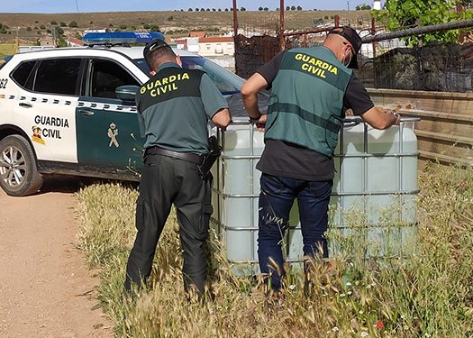 La Guardia Civil desarticula un grupo criminal que robó en 108 explotaciones agrícolas de las provincias de Cuenca y Ciudad Real