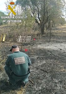 La Guardia Civil pone a disposición judicial al autor del incendio de Pozorrubio de Santiago