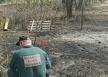 La Guardia Civil pone a disposición judicial al autor del incendio de Pozorrubio de Santiago