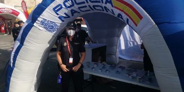 La Policía Nacional estará presente en la 4ª etapa de La Vuelta que finalizará en la localidad de Molina de Aragón