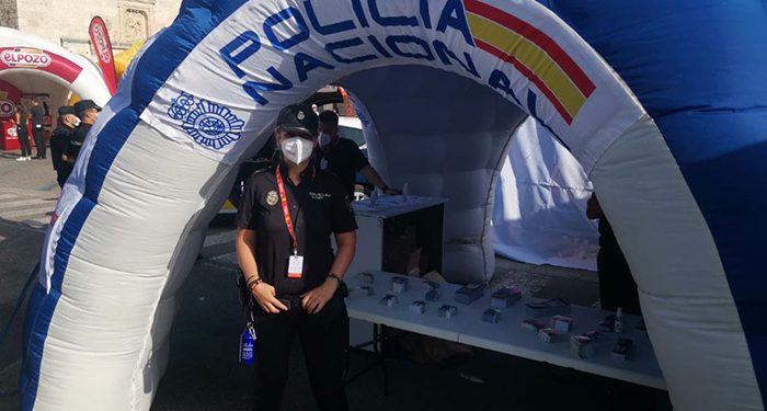 La Policía Nacional estará presente en la 4ª etapa de La Vuelta que finalizará en la localidad de Molina de Aragón
