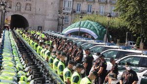 La Unidad de Movilidad y Seguridad Vial de la Guardia Civil en la Vuelta ciclista a España 2021 recorre las carreteras de la provincia de Guadalajara