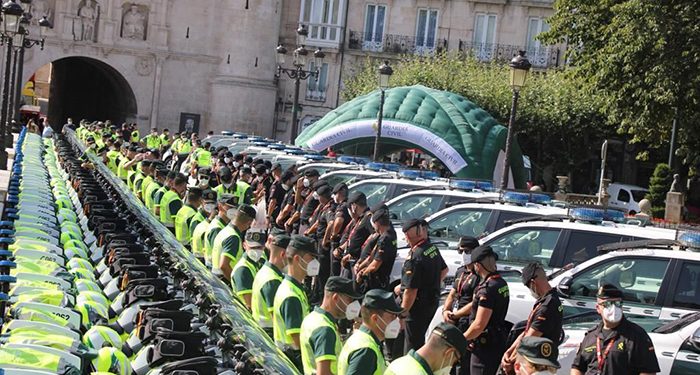 La Unidad de Movilidad y Seguridad Vial de la Guardia Civil en la Vuelta ciclista a España 2021 recorre las carreteras de la provincia de Guadalajara