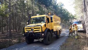 Medios de Cuenca y Guadalajara parten para ayudar a sofocar el incendio de Ávila