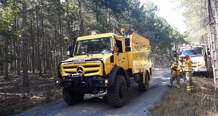 Medios de Cuenca y Guadalajara parten para ayudar a sofocar el incendio de Ávila