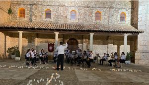 Primer concierto de la Banda de Música de Fuentenovilla desde que comenzó la pandemia