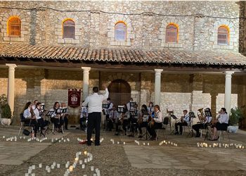 Primer concierto de la Banda de Música de Fuentenovilla desde que comenzó la pandemia